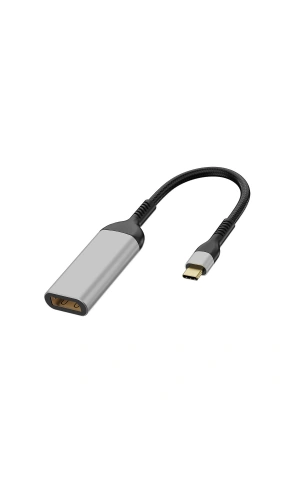 Zore QG07 8K 60 Hz Görüntü Kalitesi Type-C to Display Port Dönüştürücü 15cm