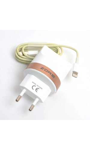 Zore Tiger 2000 Mah 2 in 1 Lightning Ev Şarj Seti