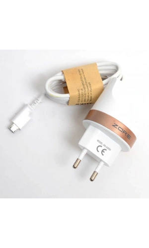 Zore Tiger 2000 Mah 2 in 1 Micro Ev Şarj Seti