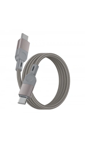 Zore ZR-44 Type-C to Type-C PD 100W Örgü Tasarımlı Hızlı Şarj Özellikli Data ve Şarj Kablosu 1M