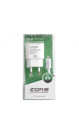 Zore ZR-A2000 2 Usb li Micro Ev Şarj Seti