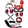 Aksesuar seti (Kırmızı-Siyah 8 Parça Harness Set)