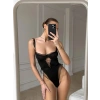 Siyah Transparan Detaylı Body