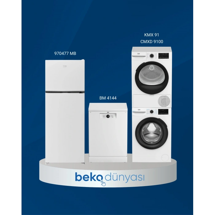 4lü Beyaz Ekonomik Çeyiz Seti 3