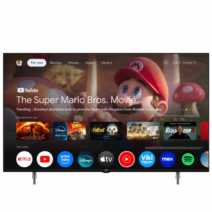 Beko B50 E 795 B 4K Ultra HD 50 127 Ekran Uydu Alıcılı Google Smart LED TV