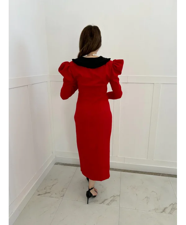 Polina Kırmızı Elbise