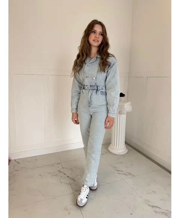 DÜĞME DETAYLI KOT TULUM