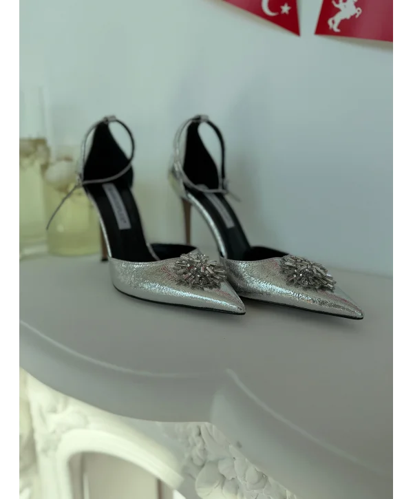 Shine Gümüş Ayakkabı