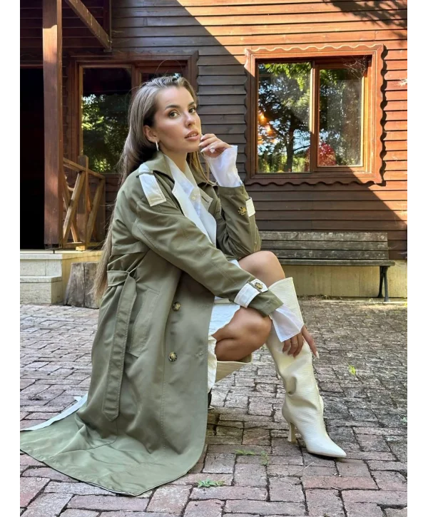 Garnili Trençkot Haki-Bej