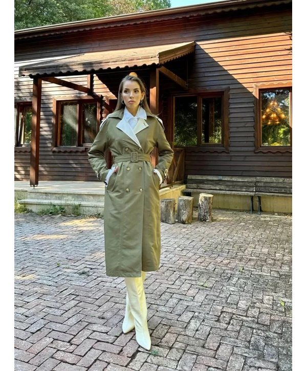 Garnili Trençkot Haki-Bej