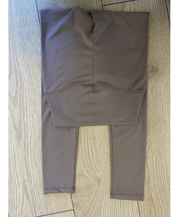 OYSH AÇIK KAHVE PREMİUM MODAL KUMAŞ YÜKSEK BEL TAYT