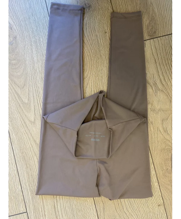 OYSH AÇIK KAHVE PREMİUM MODAL KUMAŞ YÜKSEK BEL TAYT