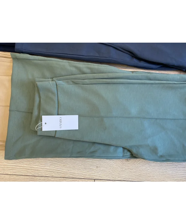 OYSH ÇIMALI YEŞİL MODAL KUMAŞ PREMİUM EŞOFMAN PANTOLON