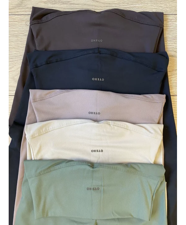 OYSH YEŞİL PREMİUM MODAL KUMAŞ YÜKSEK BEL TAYT