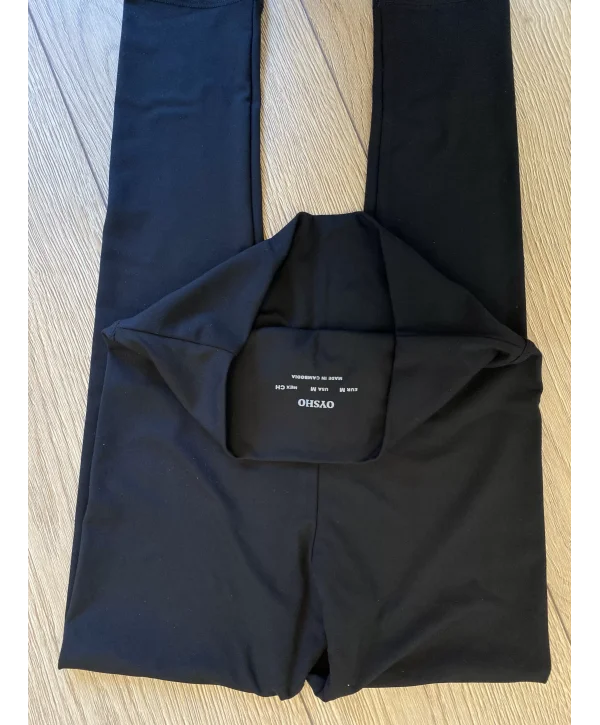 OYSH SİYAH PREMİUM MODAL KUMAŞ YÜKSEK BEL TAYT