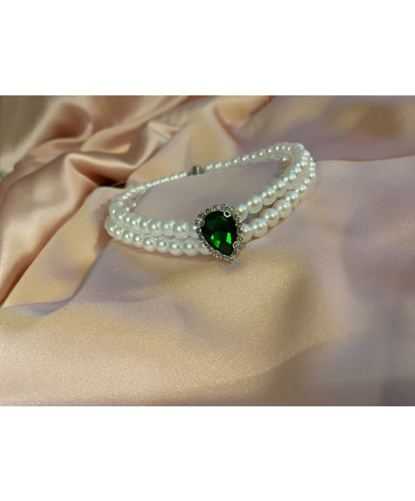 Özel Tasarım Zümrüt choker