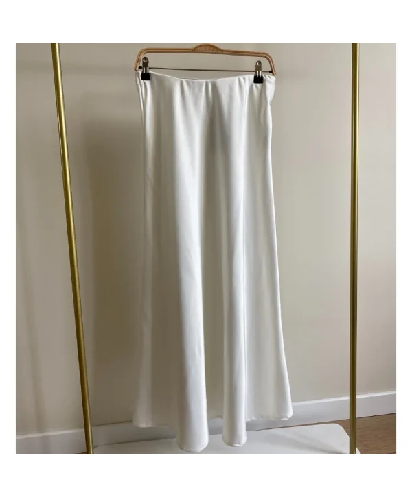 TAM BOY SATEN ETEK BEYAZ