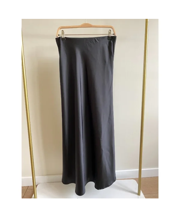 TAM BOY SATEN ETEK SİYAH