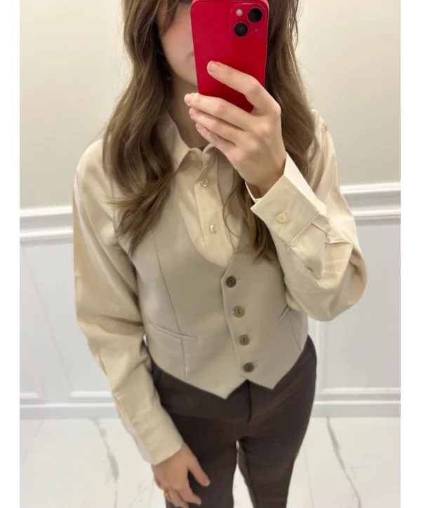 YELEK - SÜTLÜKAHVE