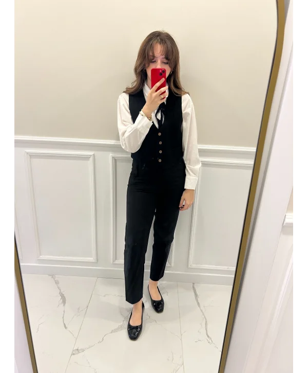 ZR MUADİL PENSLİ PANTOLON - SİYAH