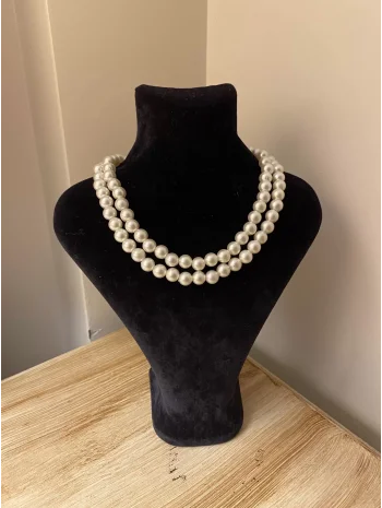 İki Sıralı İnci Kolye Küçük Boy