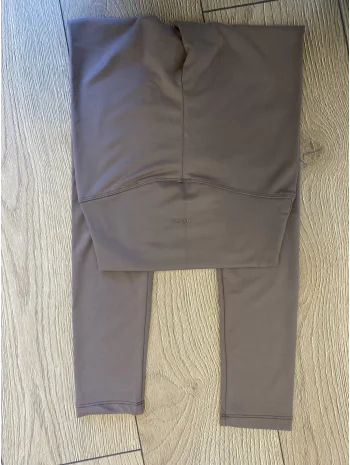 OYSH AÇIK KAHVE PREMİUM MODAL KUMAŞ YÜKSEK BEL TAYT