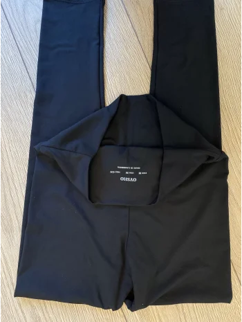 OYSH SİYAH PREMİUM MODAL KUMAŞ YÜKSEK BEL TAYT