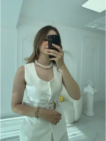 Özel Tasarım Sarmaşık İnci Kolye