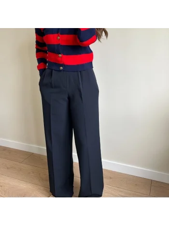 PALAZZO PANTOLON LACİVERT