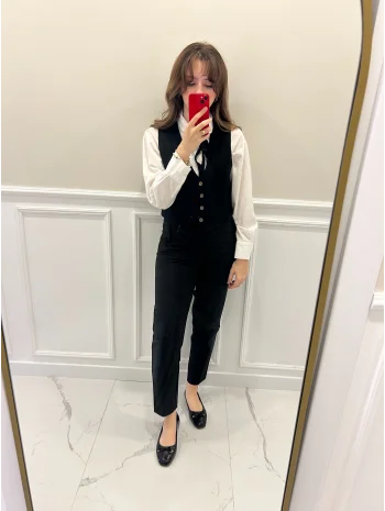 ZR MUADİL PENSLİ PANTOLON - SİYAH