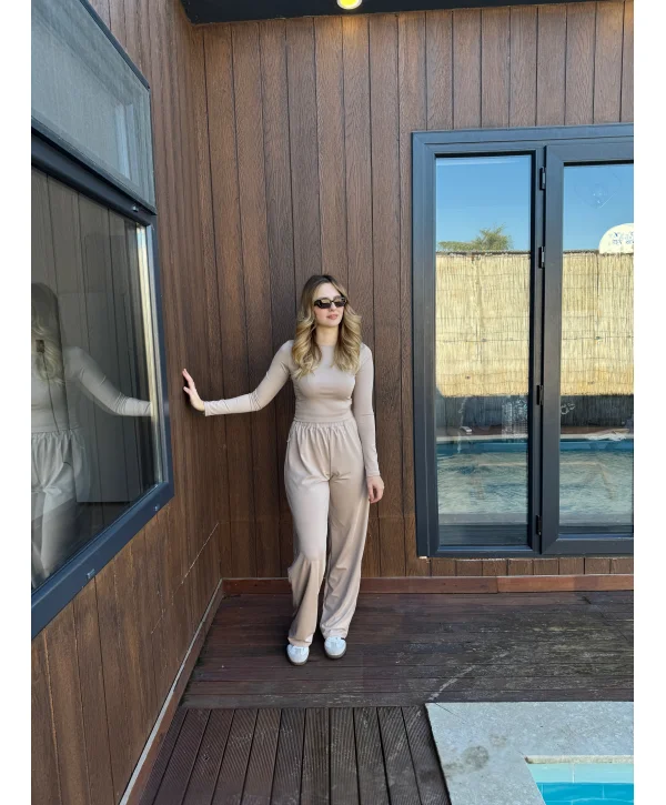 MODAL İKİLİ TAKIM BEJ