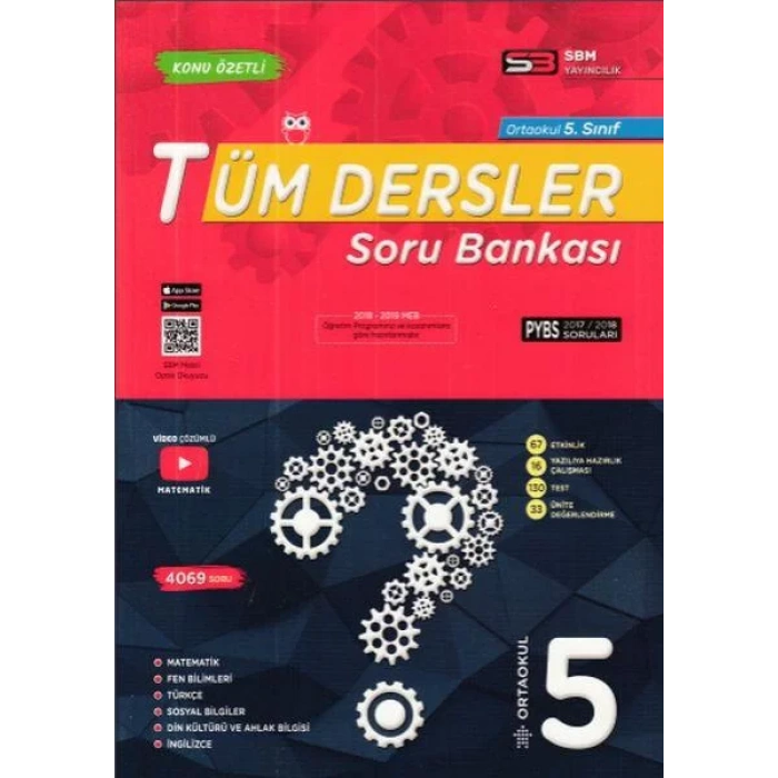 SBM 5.SINIF TÜM DERSLER SORU BANKASI
