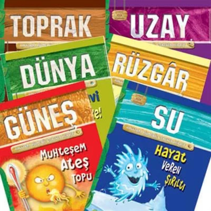 ÇEVRECİ BİLİM KİTAPLARI 8-12 YAŞ (6 KİTAP) - DAMLA
