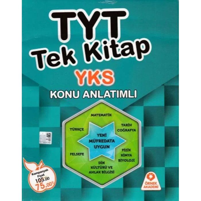 ÖRNEK AKADEMİ TYT TEK KİTAP YKS KONU ANLATIMLI