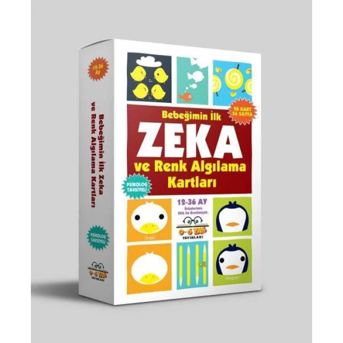 BEBEĞİMİN İLK ZEKA KARTLARI (25 KART)12-36 YAŞ YAY