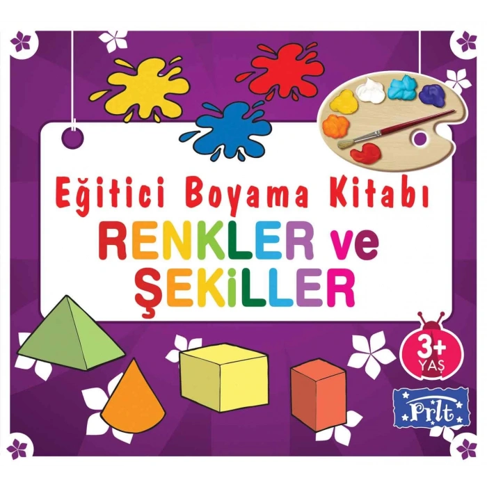 PARILTI EĞİTİCİ BOYAMA RENKLER VE ŞEKİLLER