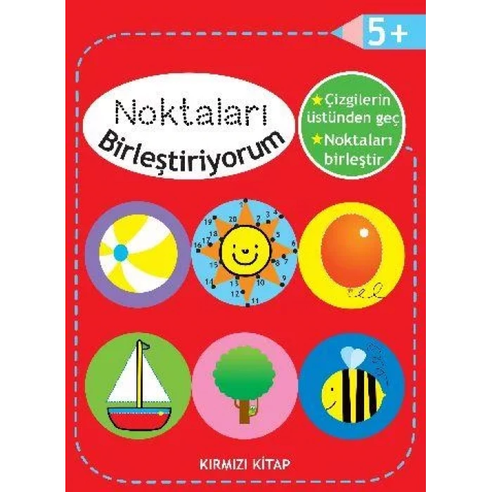 PARILTI NOKTALARI BİRLEŞTİRİYORUM 5 YAŞ KIRMIZI
