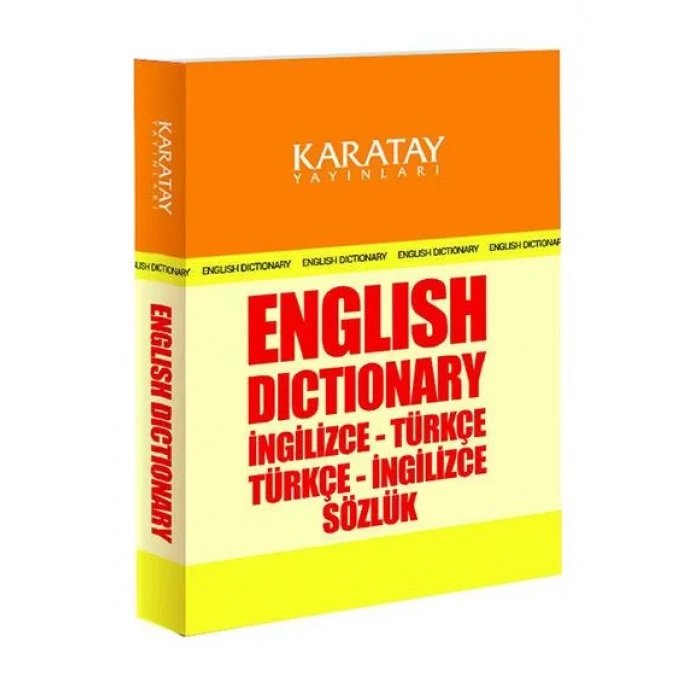 KARATAY İNGİLİZCE TÜRKÇE SÖZLÜK 1.HM KARTON KAPAK