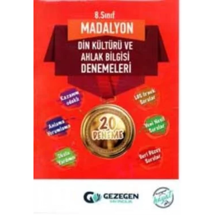 GEZEGEN 8.SINIF MADALYON DİN KÜLTÜRÜ 20 DENEME