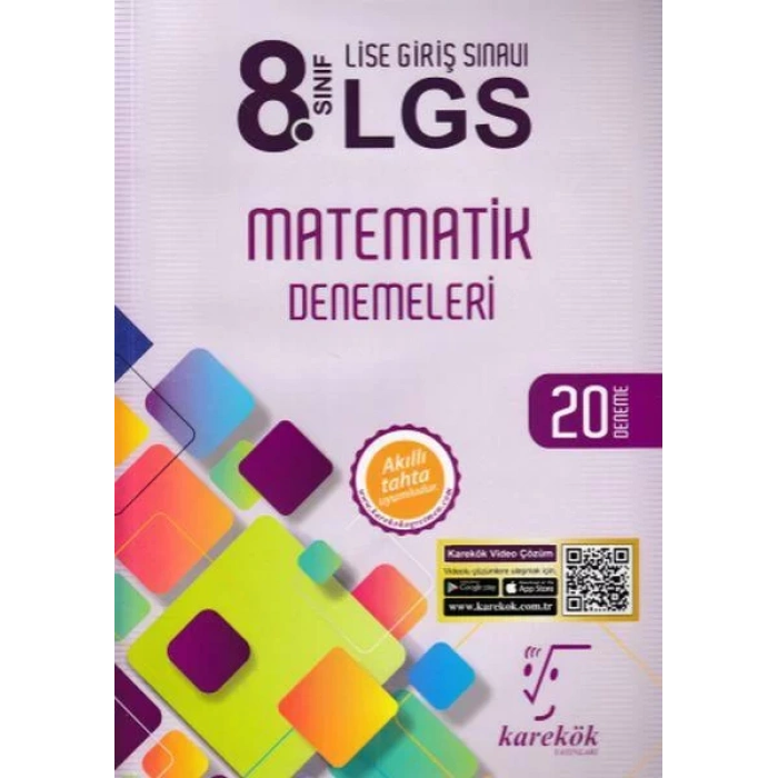 KAREKÖK 8.SINIF LGS MATEMATİK 20 DENEME