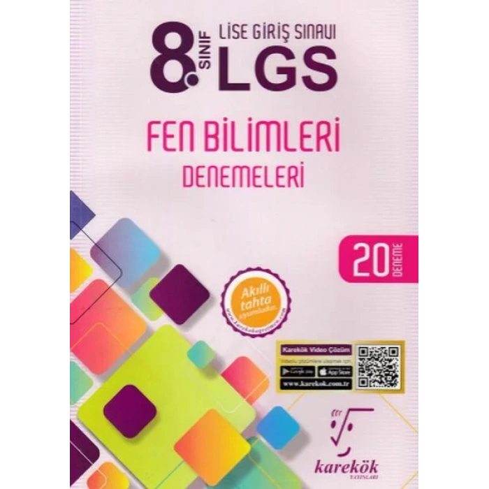KAREKÖK 8.SINIF LGS FEN BİLİMLERİ 20 DENEME