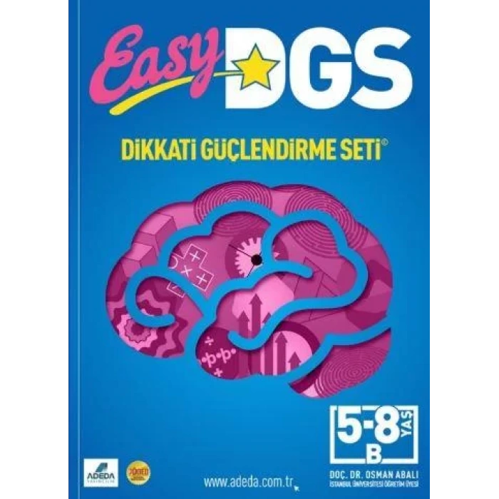 ADEDA EASY DGS DİKKATİ GÜÇLENDİRME SETİ 5-8 YAŞ B