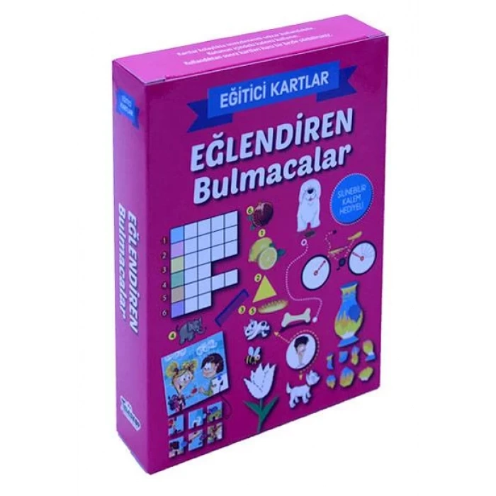 EĞLENDİREN BULMACALAR EĞİTİCİ KARTLAR -TELESKOP
