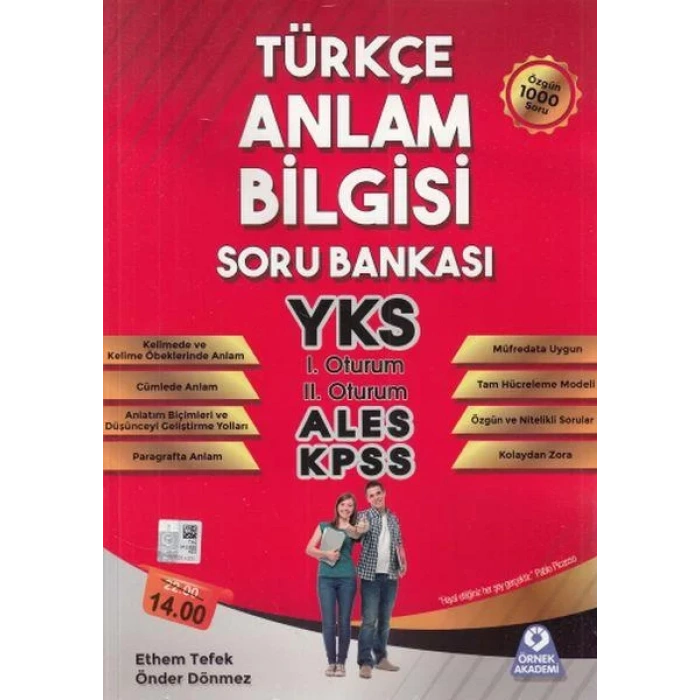 ÖRNEK AKADEMİ TÜRKÇE ANLAM BİLGİSİ SORU BANKASI