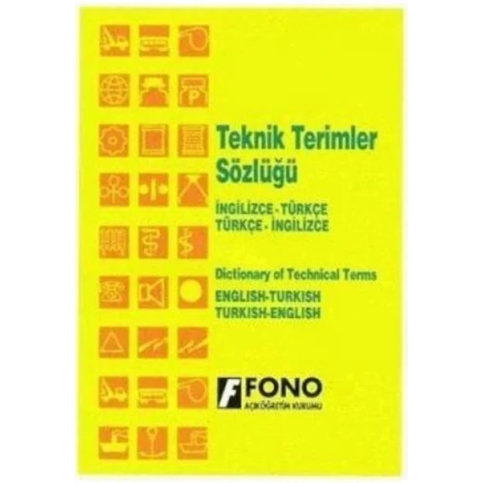 FONO TEKNİK TERİMLER SÖZLÜĞÜ İNGİLİZCE TÜRKÇE