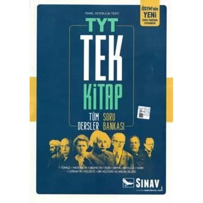SINAV TYT TÜM DERSLER TEK KİTAP SORU BANKASI