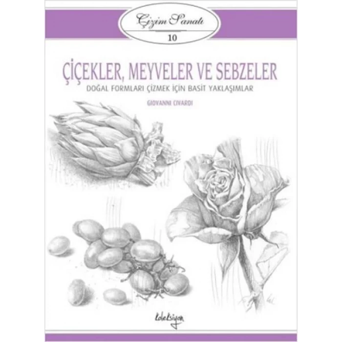 ÇİZİM SANATI 10 ÇİÇEKLER MEYVELER SEBZELER - BETA