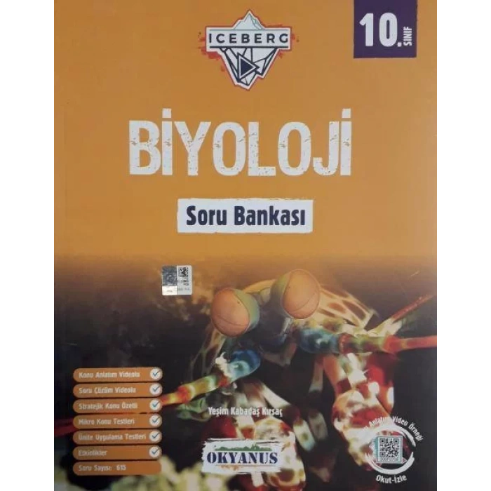 OKYANUS 10. SINIF ICEBERG BİYOLOJİ SORU BANKASI