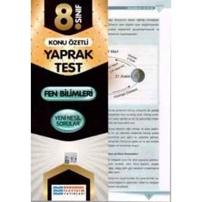 EVRENSEL 8.FEN BİLİMLERİ YAPRAK TEST