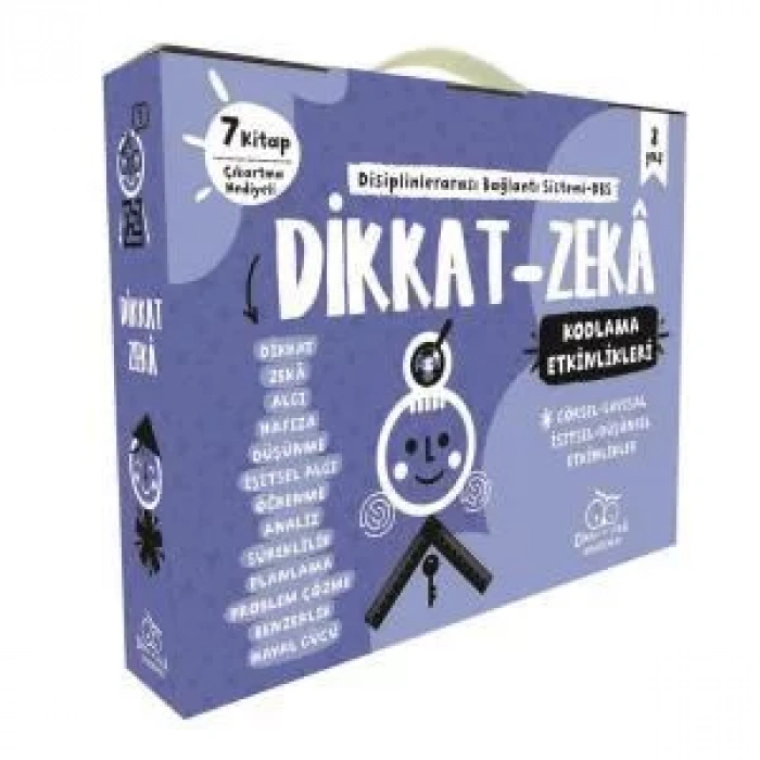 DİKKAT ZEKA 2.SINIF SETİ 8 YAŞ ( 7 KİTAP )